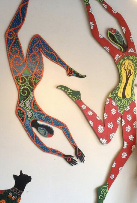 Joy and Connect; Belonging and Community Figurate Painting Installation